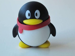 pet penguin male toys games 3d pp3dp up plus 2 3d print model - Mito3D