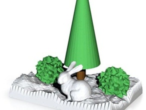 snow bunny Skulpturen 3d print model - Mito3D