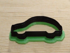 car cookie cutter other 3d print model - Mito3D