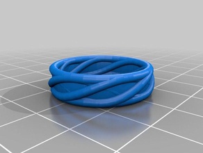 customized ring thing v2 5mm fashion 3d print model - Mito3D