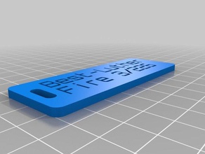 il mio personalizzato customizer versione bagagli etichetta organizzazione 3d print model - Mito3D