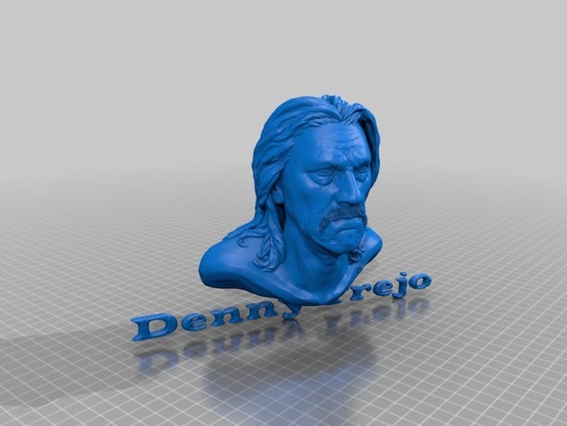 danny trejo people 3D print model - Mito3D