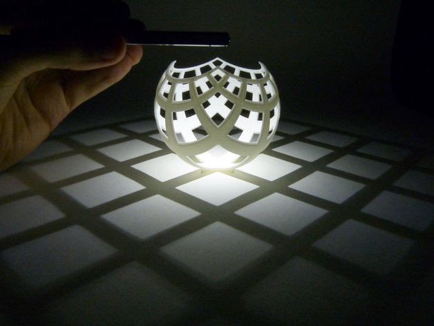 die stereographische Projektion math Kunst geometrie Mathematik 3D print model - Mito3D