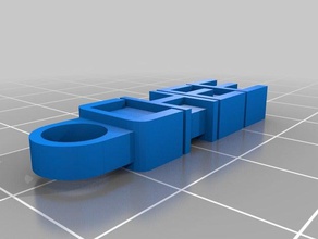 cheekeychain de l'organisation personnalisé 3d print model - Mito3D