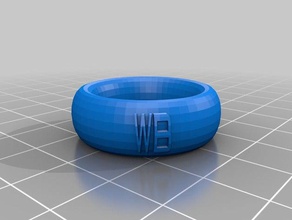 wbring de la mode personnalisé 3d print model - Mito3D