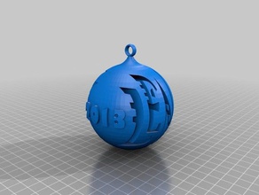 Baum-ornament Dekor 3d print model - Mito3D