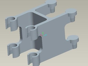 2x filament hose holder other 3d print model - Mito3D