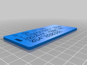 remco etiqueta de bagagem organização personalizado 3d print model - Mito3D