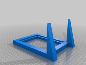 il mio personalizzato cornice supporto opzionale arredamento 3d print model - Mito3D