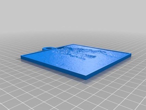 emo acqua 2d art personalizzato 3d print model - Mito3D
