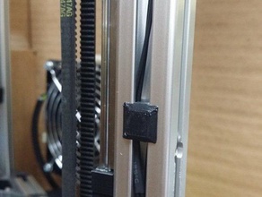 kossel 2020 cable lock 3d printing 3d print model - Mito3D