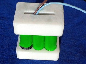 charge les batteries de diamètre 18 mm l'électronique la batterie support 3d print model - Mito3D