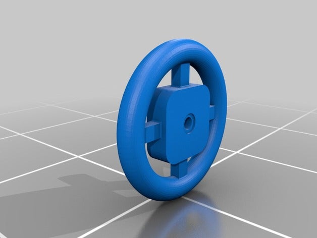 handwheel z-axis 3d printer accessories nut printrbot rod 3D print model - Mito3D
