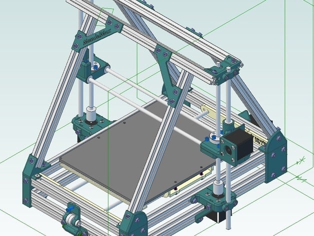 mendelmax 15 3 d le stampanti derive88 reprap 3D print model - Mito3D