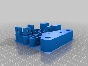 fixed mendel production files other plates reprap 3d print model - Mito3D