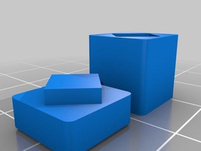 la tapa de caja contenedores 3d print model - Mito3D
