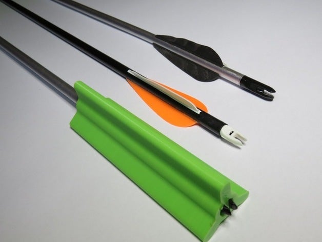 arrow fletch protectorstraightener sport outdoors archery 3D print model - Mito3D