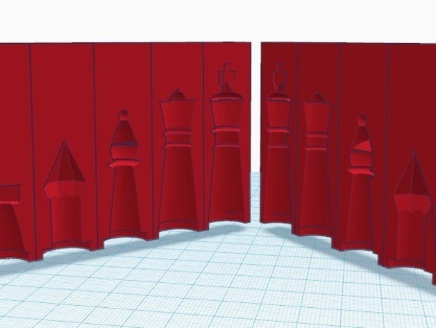Eis-Schach-set Schimmel andere - Eis-Behälter Formen tinkercad 3D print model - Mito3D