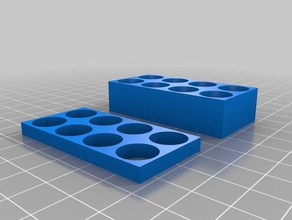 parametric er type collet holder tool holders boxes customizer 3d print model - Mito3D