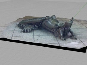 life underground scans replicas 123d 123dcatch alligator experiment nyc otterness replicator subway 3d print model - Mito3D