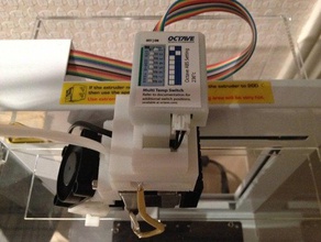 octave multi temp switch mount 3d printer parts afinia mod temperature up 3d print model - Mito3D