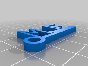 mje portachiavi i personalizzato 3d print model - Mito3D