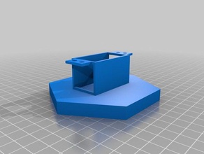 soporte del servo v2 diy brazo caso robot 3d print model - Mito3D