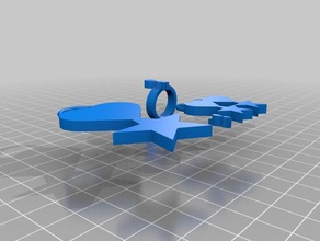 Sterne-Herzen-Schmuck-set 3d print model - Mito3D