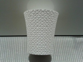 weekly cup 48 could xmas pattern kitchen dining 3d art household ornament pla single walled supportless ultimaker useful vase 3d print model - Mito3D