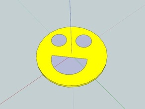 Einkaufs-chip andere Spaß glücklich leo135y perfekte shop lächelnd gelb 3d print model - Mito3D