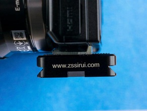 sony 5r arca İsviçre plakası adaptörü nex kamera 3d print model - Mito3D