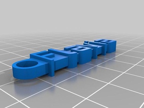 flavia organización personalizado 3d print model - Mito3D