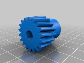 printrbot jr matched extruder gear set 3d printer parts gears 3d print model - Mito3D