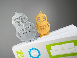 make 16 book owls decor 25 days making bird bookmark christmas decoration faberdashery ornament winter 3d print model - Mito3D
