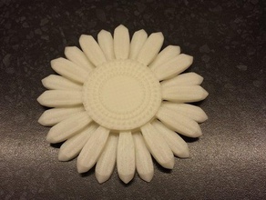 sunflower decor 3d print model - Mito3D