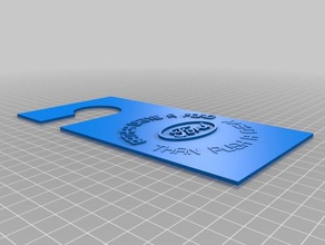 ford regole i segni loghi personalizzato 3d print model - Mito3D
