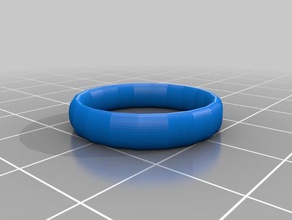 dame les anneaux personnalisé 3d print model - Mito3D