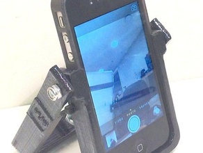 handlestand iphone mobile facetime poignée de stand la photographie trépied 3d print model - Mito3D