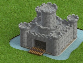 castillo château les jouets jeux 3d print model - Mito3D