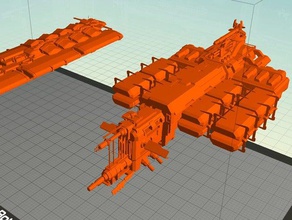 eve online maden başkentleri araç madencilik orca rorqual 3d print model - Mito3D
