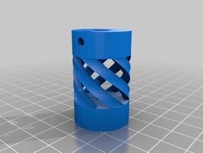 motomach flexible coupling 3d printer parts customized 3d print model - Mito3D