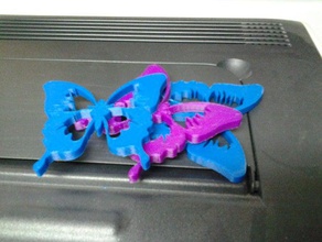 borboleta ornamento animais férias 3d print model - Mito3D