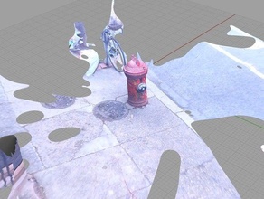 spruce st hydrant props scan 3d print model - Mito3D