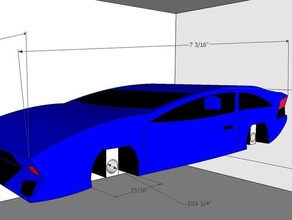 lamborghini aventador los vehículos 3d print model - Mito3D