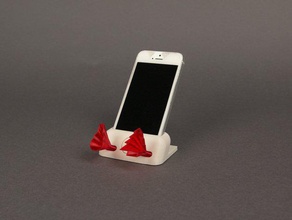 winter iphone amp audio snowman 3d print model - Mito3D