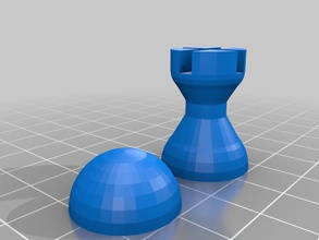 weeble-wobble chess set toy game accessories tinkercad weeblewobble 3d print model - Mito3D