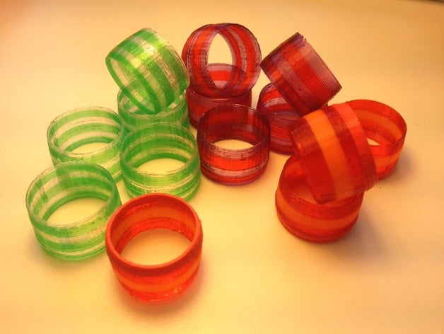 gift rings designrosetta design rosetta holiday quick print 3D print model - Mito3D