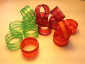 regalo anelli designrosetta design rosetta vacanza stampa rapida 3d print model - Mito3D