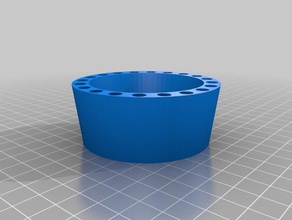my customized parametric hyperbolic pencilholder math art 3d print model - Mito3D