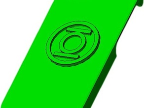 iphone 5 de green lantern caso móvil 5s dc 3d print model - Mito3D